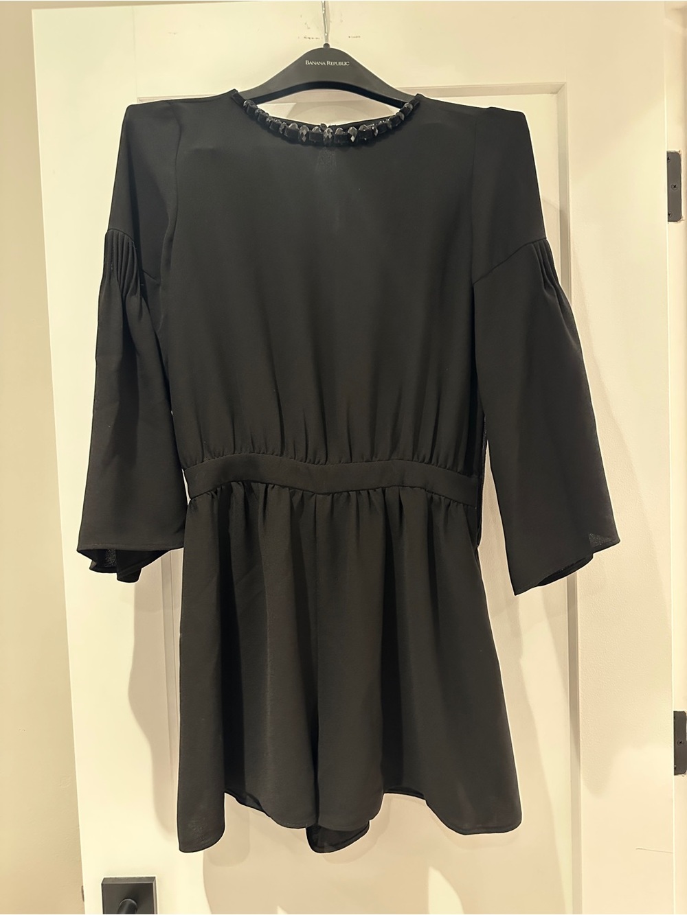 NWOT Zara Black Jumpsuit with Flared Sleeves